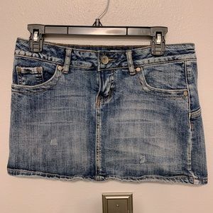 NWOT No Boundaries jean mini skirt
